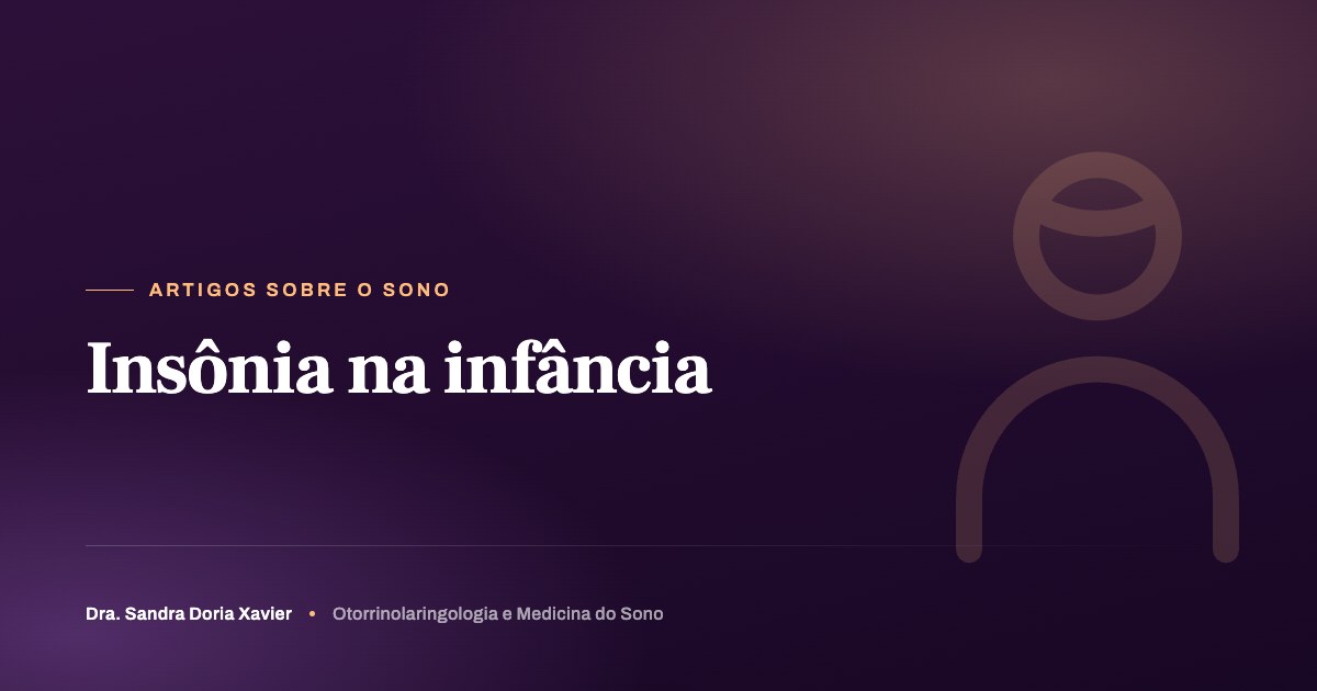 Insônia na infância