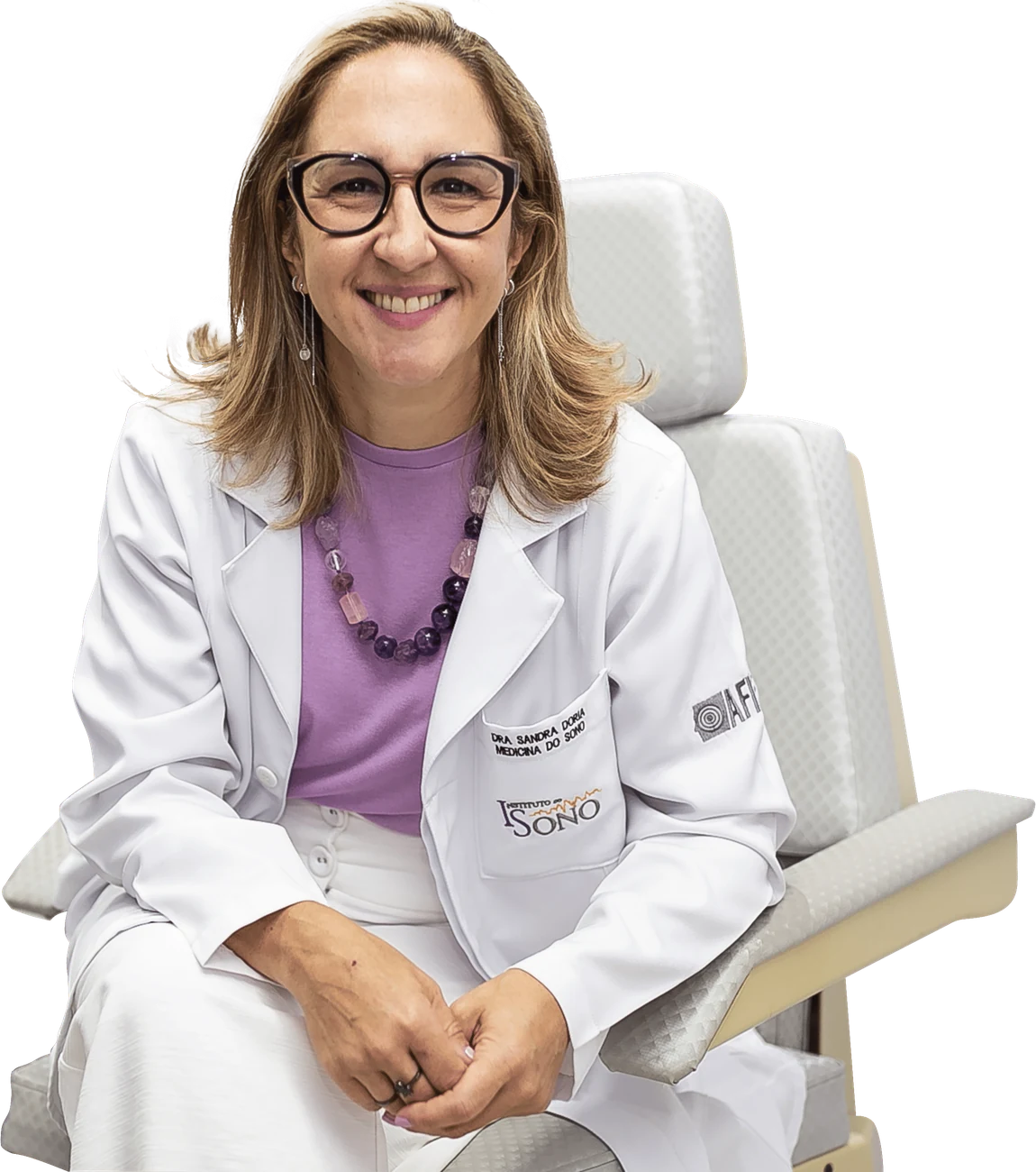 Dra. Sandra Doria Xavier, otorrinolaringologista e especialista em medicina do sono