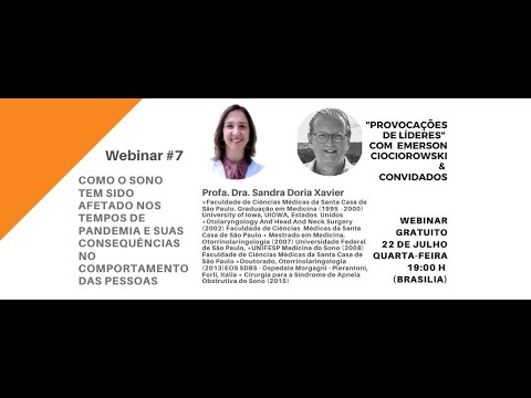 Provocações de Líderes Webinar 7Sono nos tempos de pandemia e suas consequências no comportamento